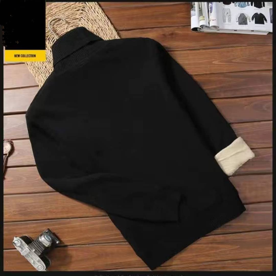 Maglione Uomini Macile Altenza Altente Trendio Preso Caldo Autunghio E Miglio Inverno-Black,3XL