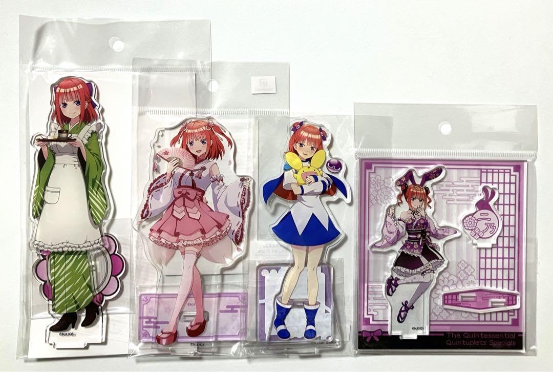 五等分の花嫁 中野二乃 アクリルスタンドセット Amazon.co.jp: 五等分の花嫁 中野二乃 アクリルスタンド 4個
