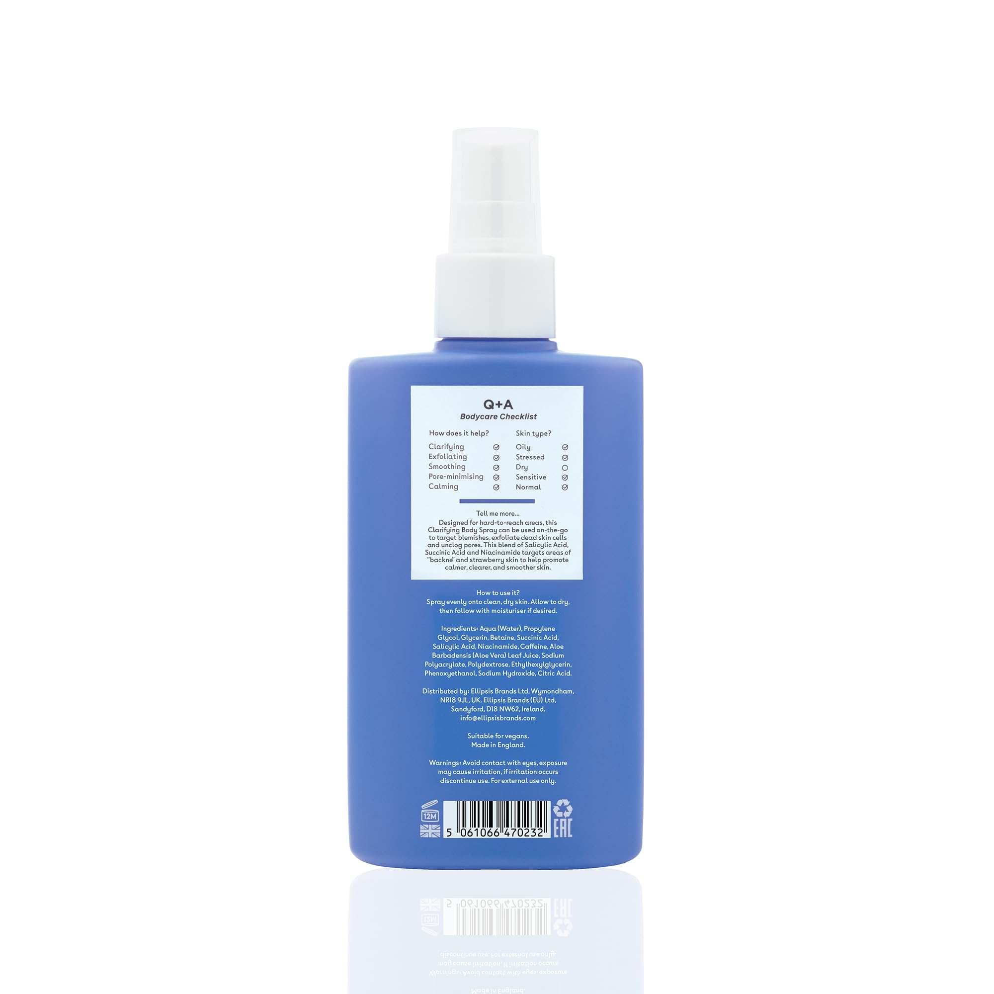 Q+A Salicylic Acid Body Spray