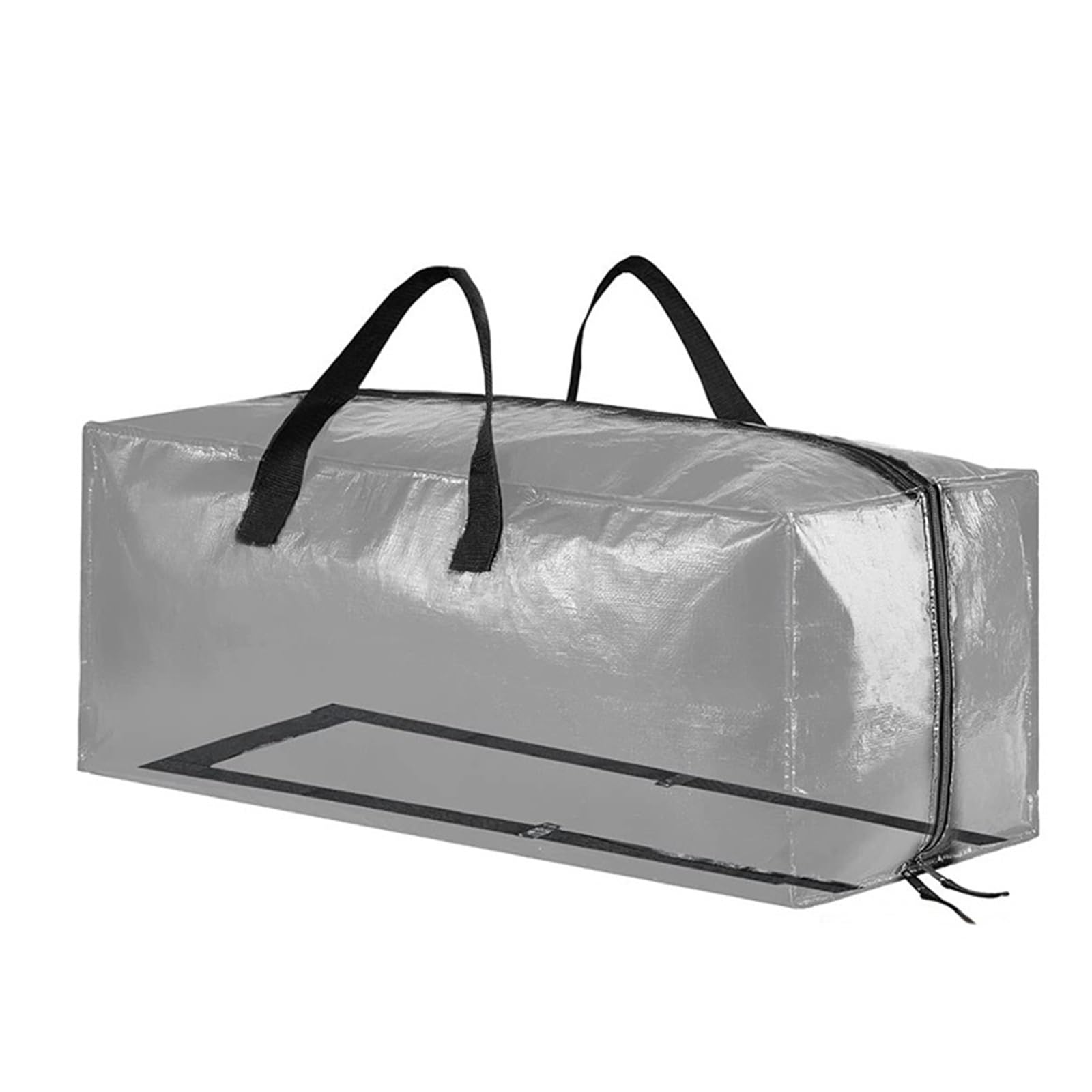KIFSDLF Large Waterproof Moving Luggage Bags Laundry Shopping Bag Foldable Travel Capacity Quilt Organizer(Grey)