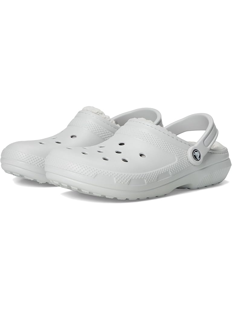 Gray Crocs Classic Lined Clogs
