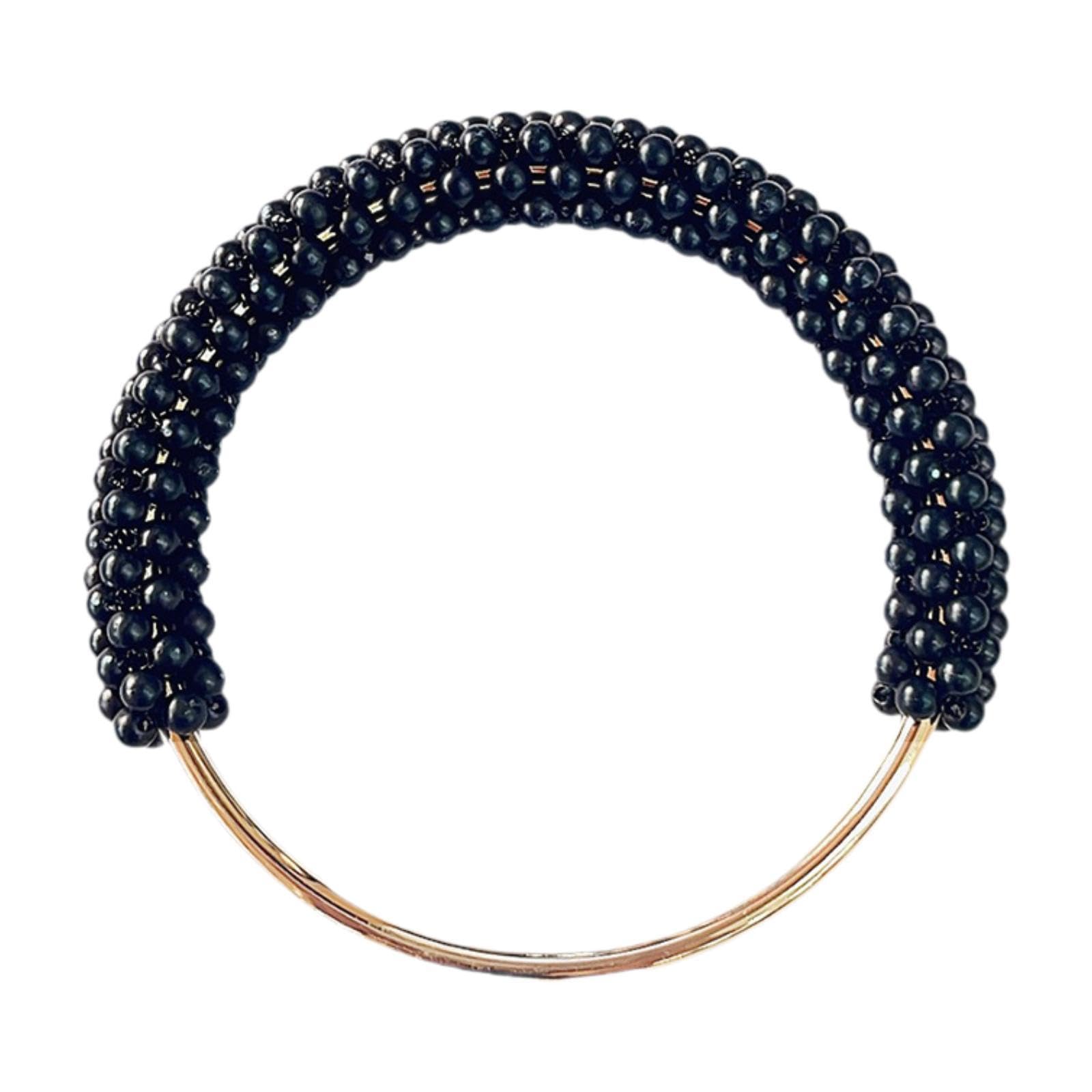 Enakshi® Pearl Ring Handle Accessory Pearl Beaded Purse Handle for Purse Making Purse Black|Clothing, Shoes & Accessories | Womens Handbags & Bags | Handbag Accessories-picture-13