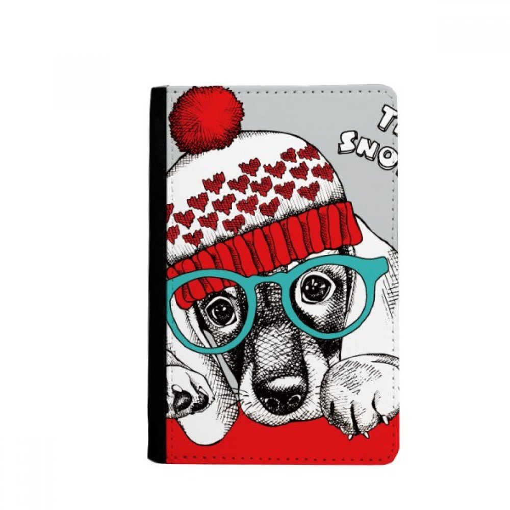 DIYthinker Dog Clothes Lovely Watercolor Illustration Passport Holder Notecase Burse Wallet Cover Card Purse
