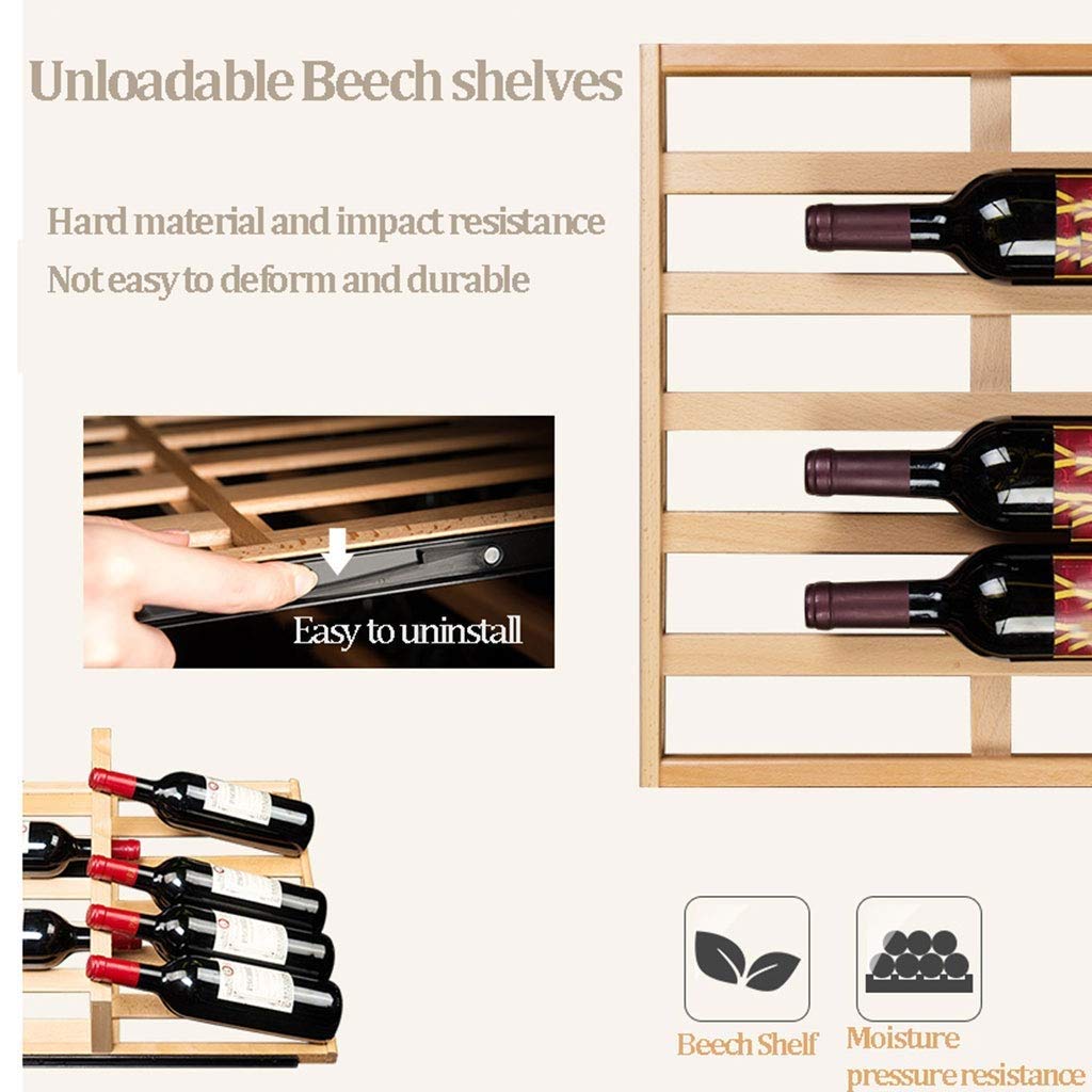 Ljlzxpbus 188l Wine Cellar Refrigerator, 5-22 °C Red/White Wine Cooler/Chiller, Touch Control/LED Digital Temperature Display/Quiet Operation Fridge on Fridge.com - View 5