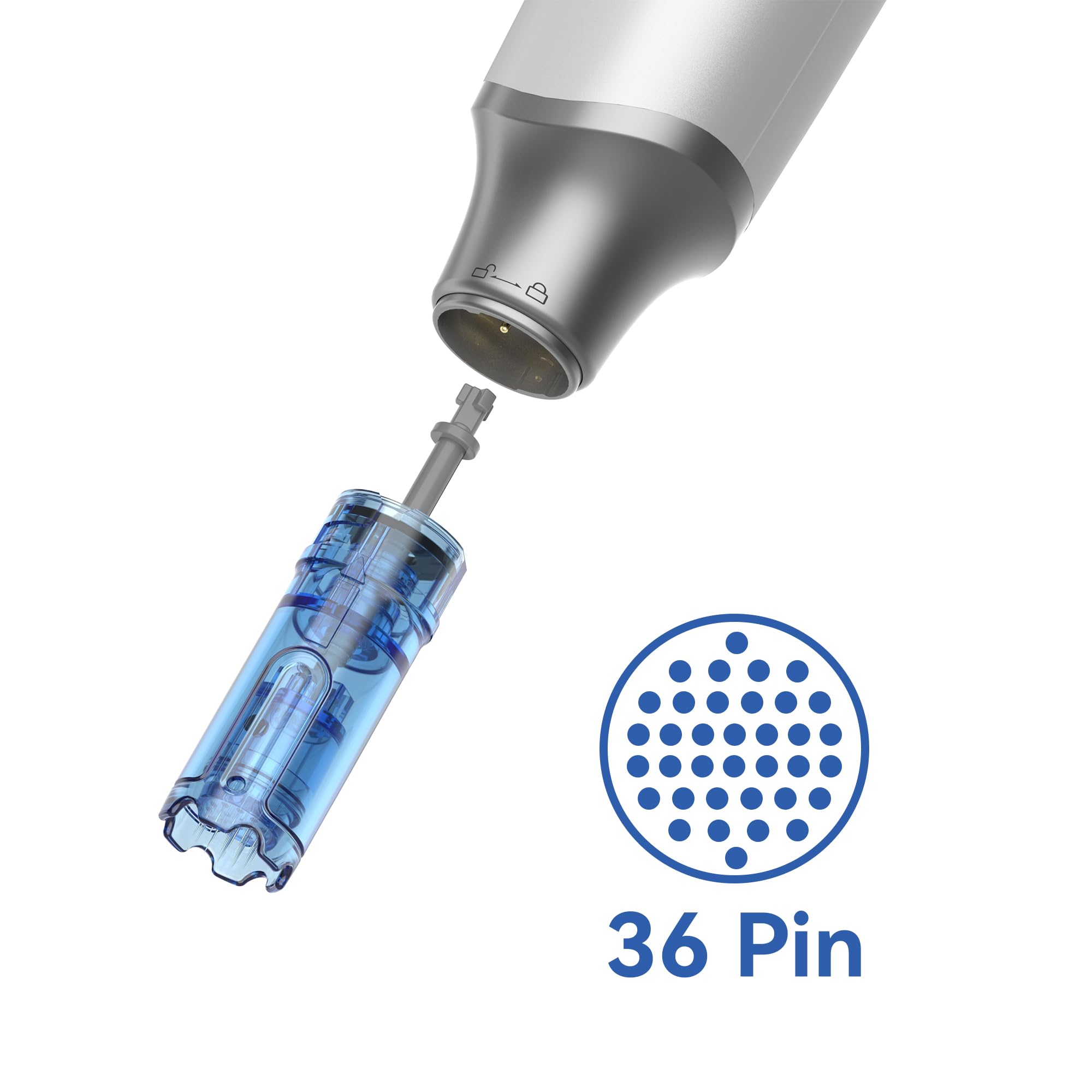 Microneedling Cartridges for Dr.Pen M9, Microneedling needles M9（10Pcs 36Pin）