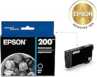 Vista 2 de EPSON 200 DURABrite Ultra Ink cartucho negro de capacidad estándar (T200120-S) funciona con WorkForce WF-2520, WF-2530, WF-2540, Expression XP-200
