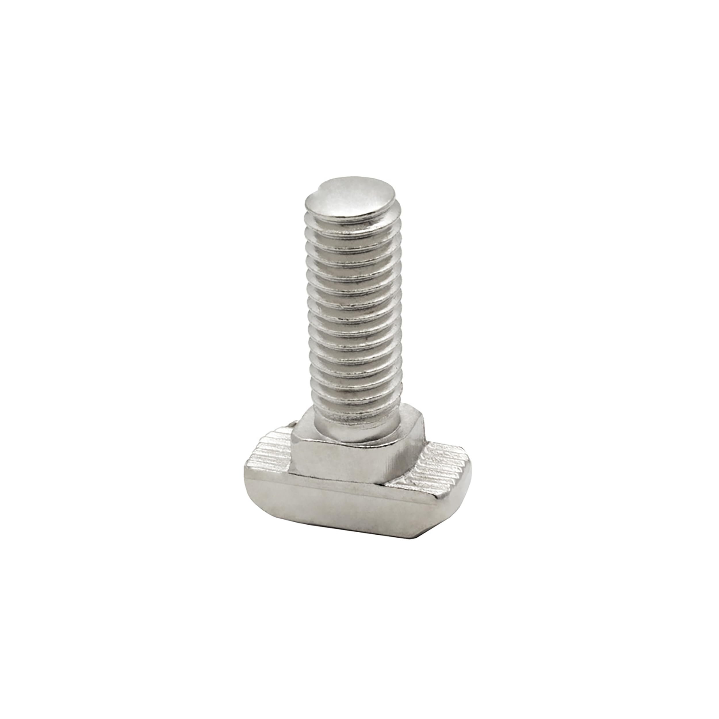 KLAK 40 - Edelstahl Hammerkopfschraube T-Schraube M8 25mm Nut 8 Aluprofil 40-er 10 Stück + Mutter