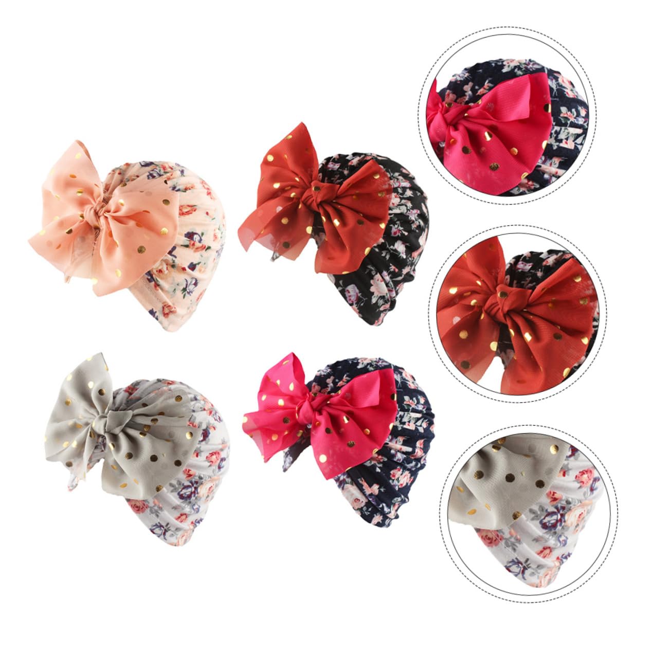 Beavorty Gorro Turbante para Bebés Accesorios De Fotografía para Recién Nacidos para Cumpleaños Y Ocasiones Especiales