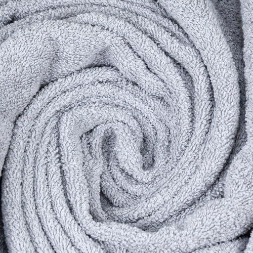 Image of RANGOLI 100% Bamboo Face Towel Set of 3, 500 GSM, Quick Dry Towels for Face, Gym, Travel, Ultra Soft Highly Absorbent, 30Cm X 30Cm, Grey