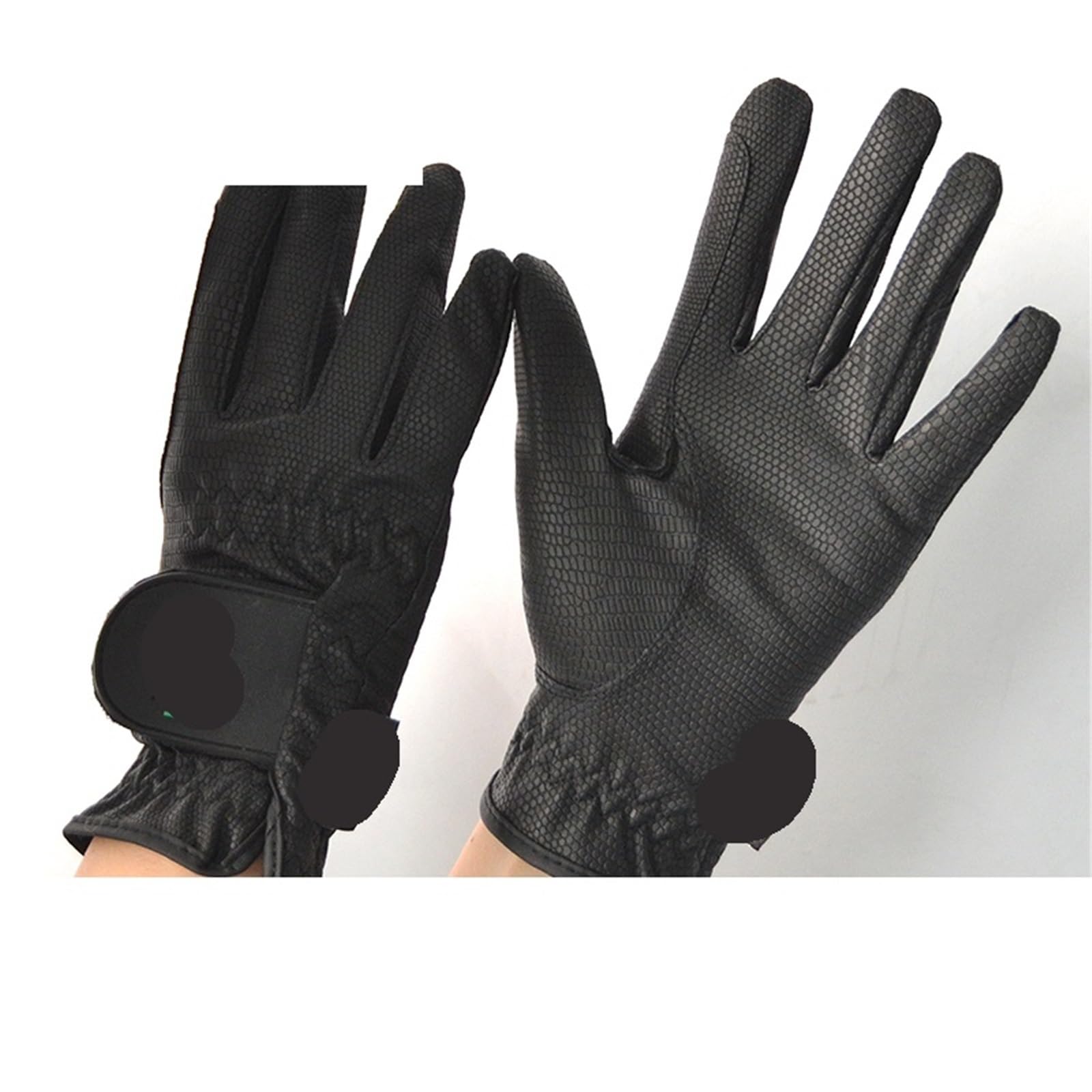 Guanti da Equitazione Guanti da Equitazione Guanti da Equitazione Guanti Antiscivolo for Bici con Dita Intere for Attrezzature da Esterno per L'Equitazione(Black,M)
