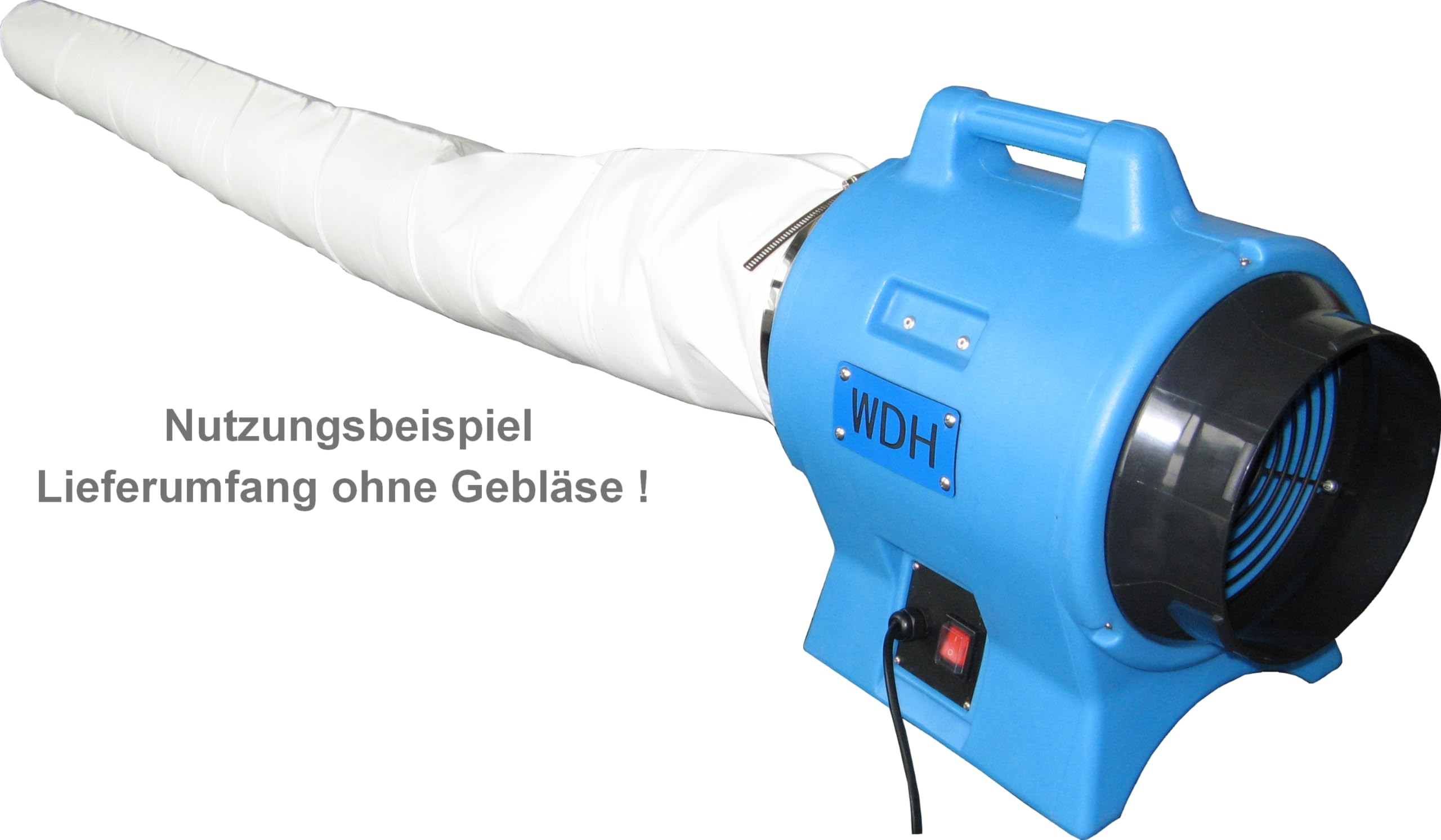 Filtersack Staubfangsack Filterklasse M, Staubsack für Axialgebläse und Bauventilatoren (Ø 20 cm x 3 Meter)