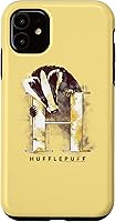 Vista 13 de Funda de acuarela Hufflepuff para iPhone 14 Harry Potter