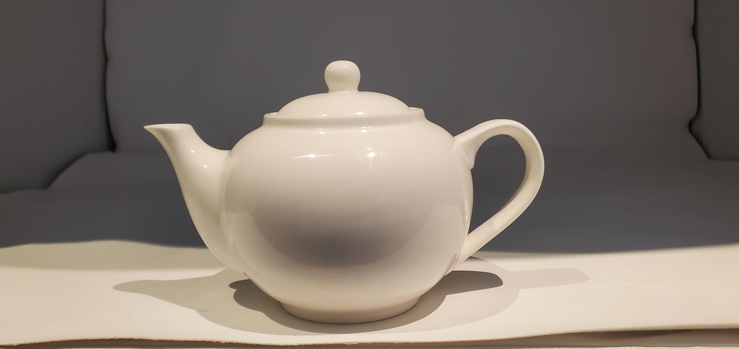 McEntee's Dublin Teiera in Ceramica da Tè 600ml/20 oz (2 Tazze) con Infusore Rimovibile in Acciaio Inossidabile