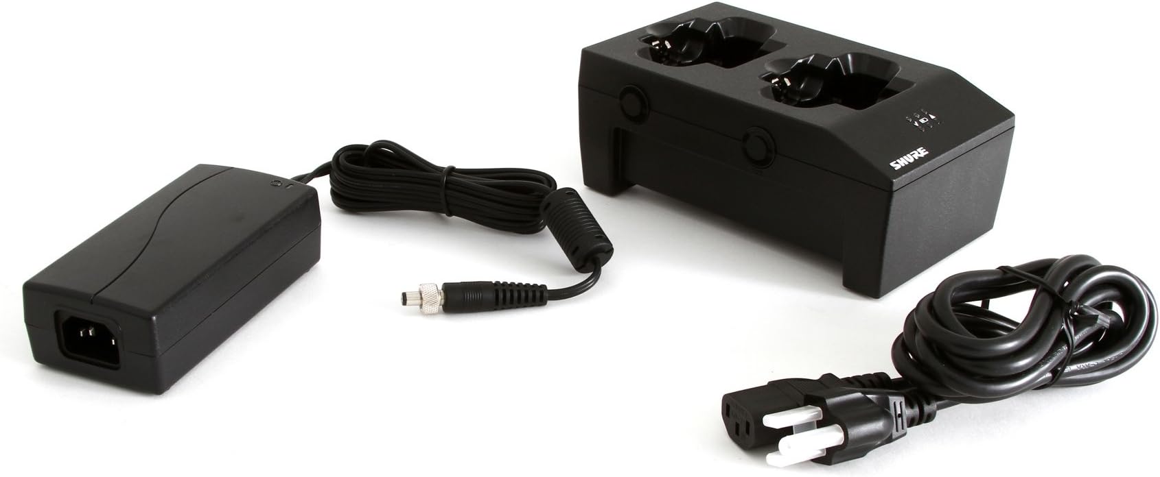 SBC200-US Dual Docking Charger with PS45US Supply, Charging Station for SB900A Batteries In or Out of Transmitters, Supports Up to 4 SBC200 Units on One Supply