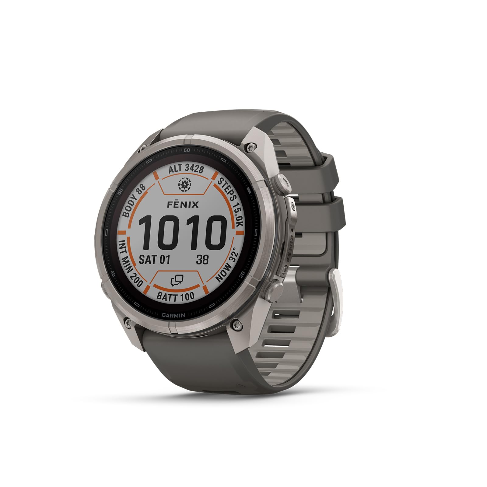 fēnix® 9 Pro Solar, inReach®, Titanium, 51mm, Graphite/Black | Solar Charging Display, Pr…
