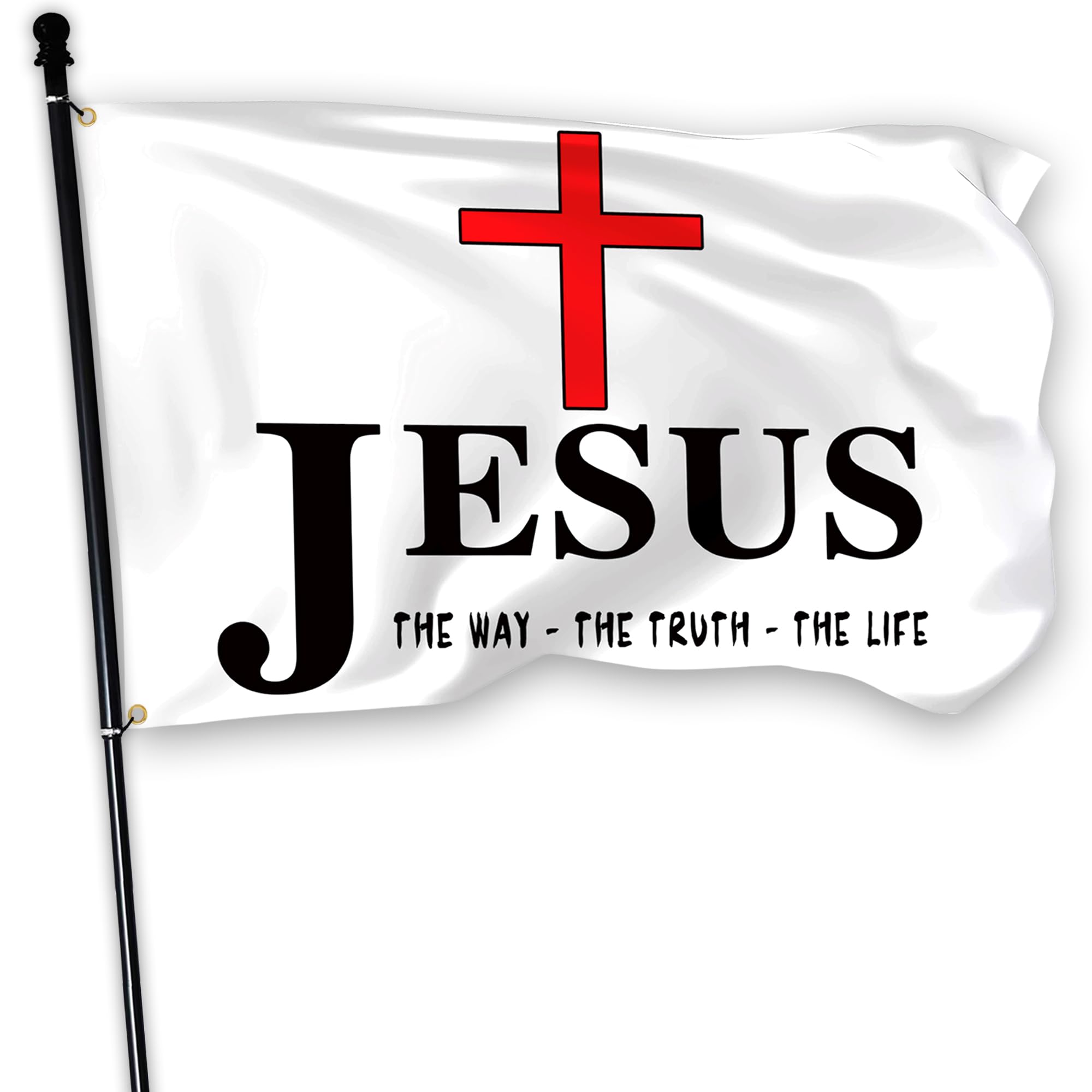 Drapeau de Jésus pour Pâques, cadeau chrétien unique de maison - 8