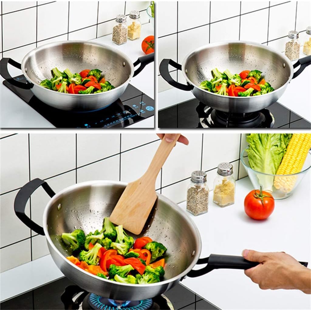 ノンスティック フライパン 中華鍋 調理器具 中華鍋 フライパン 304
