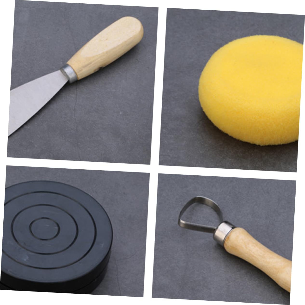 Kit Strumenti per Argilla da Modellare 19 Pezzi, Plastica, Versatile, per Scolpire e Modellare Figure di Ceramica, per Principianti e Professionisti