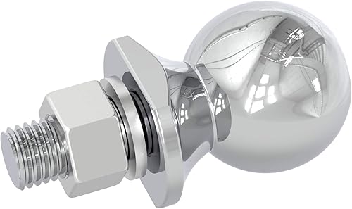 Miniatura 2 de Big RED ATRLY2019R Torin - Bola de enganche para remolque, diámetro de 2 pulgadas, 1.75 toneladas (3,500 libras), vástago de 34 x 1-34 pulgadas,