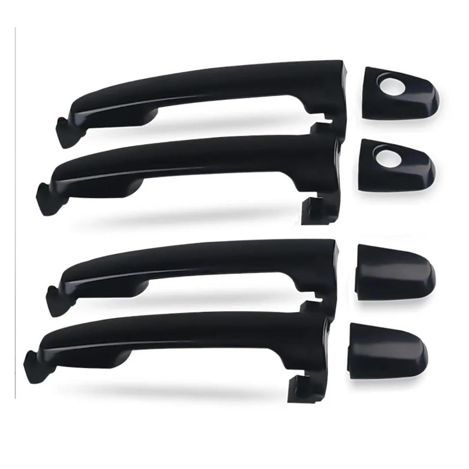 EVEKHAHHRB Exterior Door Handle 4Pcs Car Outside Handle Bowl Left & Right for Yaris for Solara for Highlander for Matrix Outer Door Handle(4Pcs A)