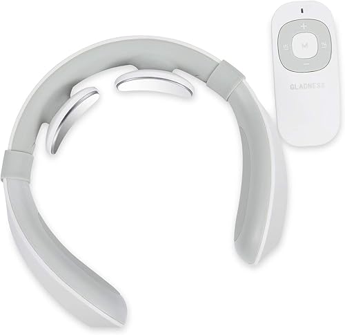 Miniatura 3 de Masaje Masaje EGM Masajeador de cuello inalámbrico remoto con sistema de calefacción 6 modos de pulso y 15 niveles de ajuste para masaje preciso y