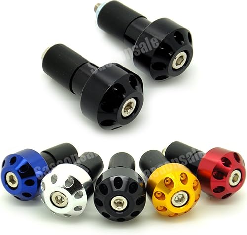 Gtspeed Puños para manubrio para motocicleta de barra universal 78" Honda Kawasaki Suzuki Yamaha KTM BMW Ducati Triumph (leer descripción del