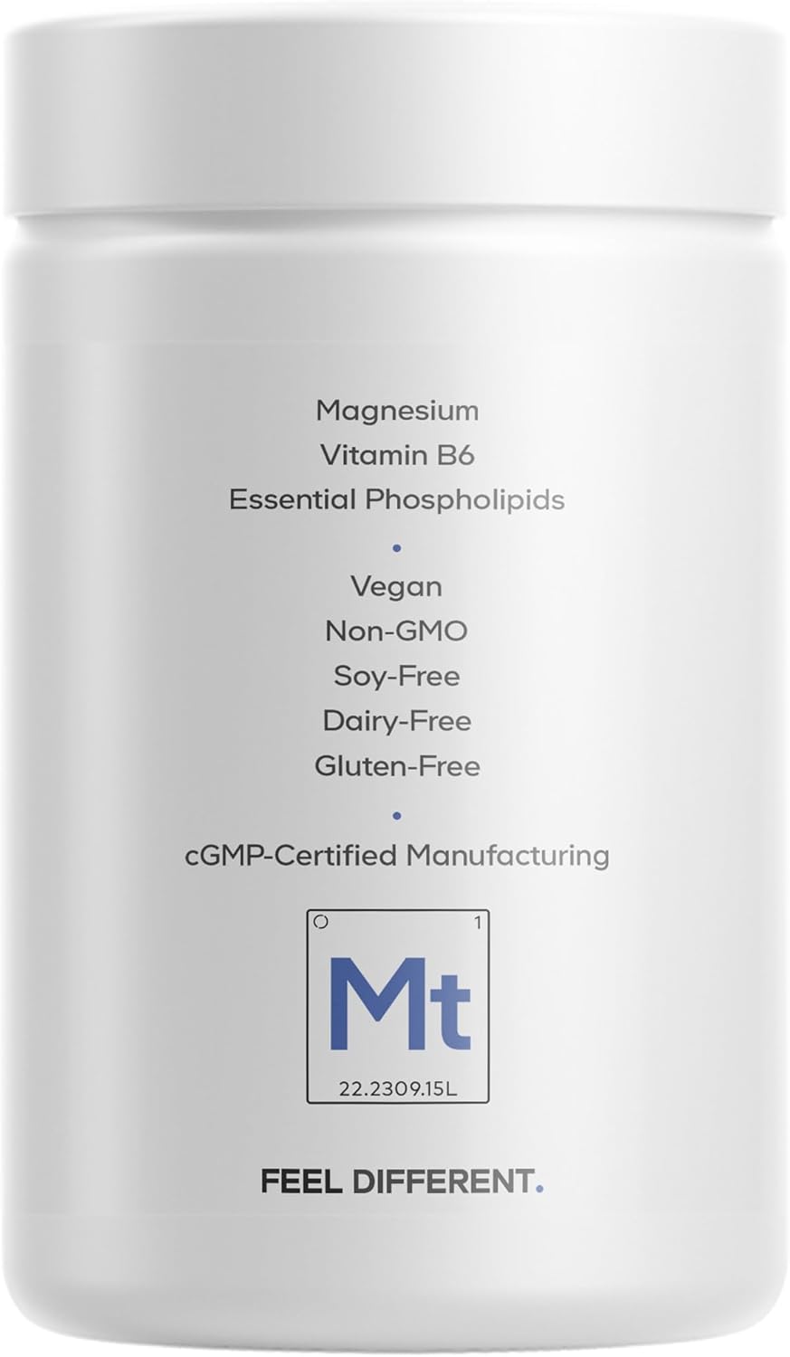 Codeage Liposomal Magnesium Taurate+ Supplement - Magnesium Taurate, Vitamin B6 as Pyridoxal 5-Phosphate, 2-Month Supply - Liposomal Delivery, Vegan, Non-GMO, Gluten-Free, 120 Capsules - Image 9