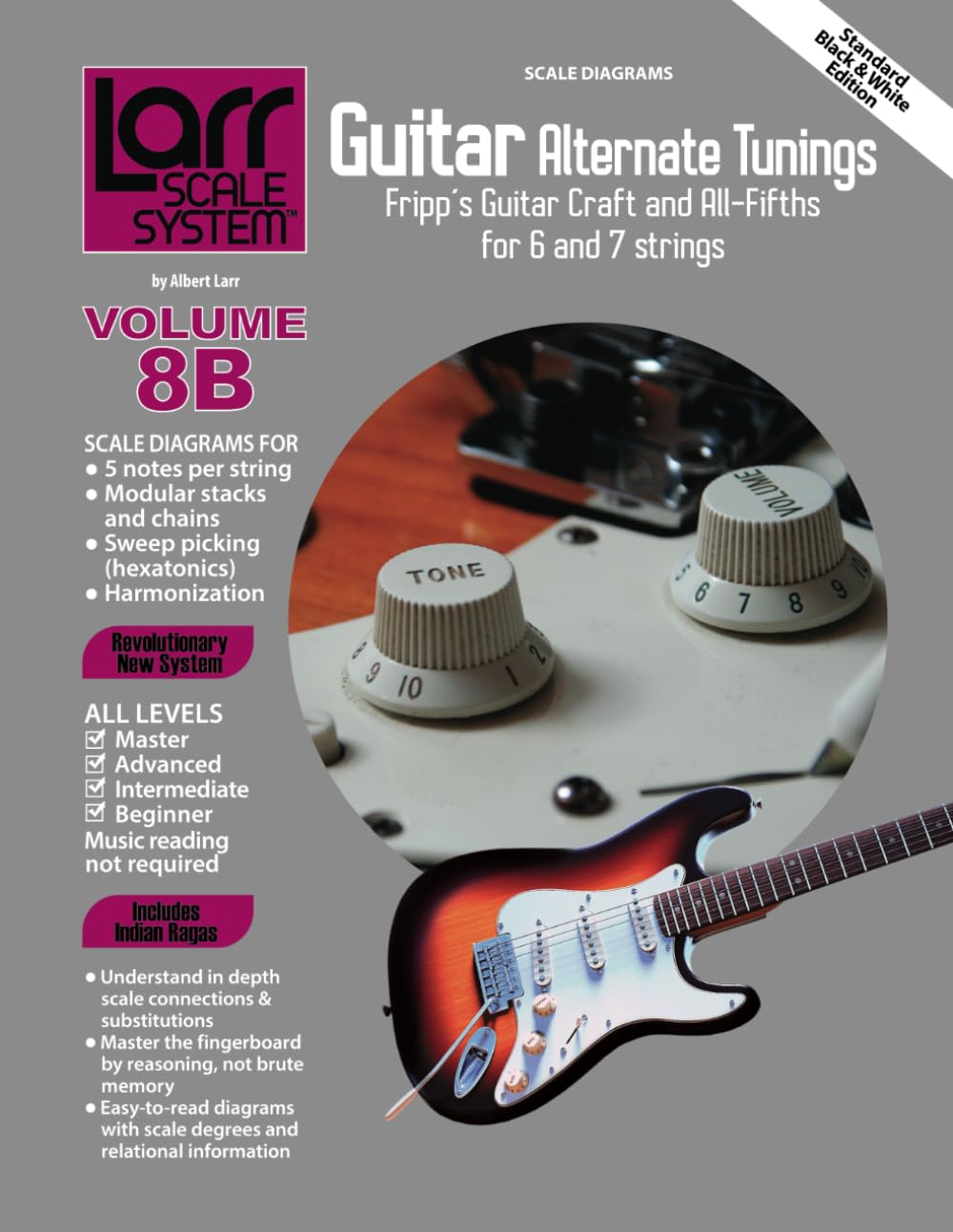 Guitar Craft Fripp et accordages en quintes livre de guitare volume 8B