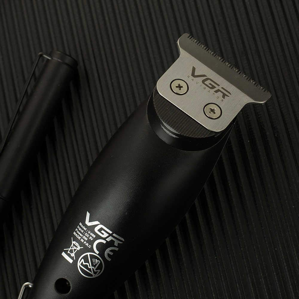 Close-up of VGR V-099 trimmer blade and model details