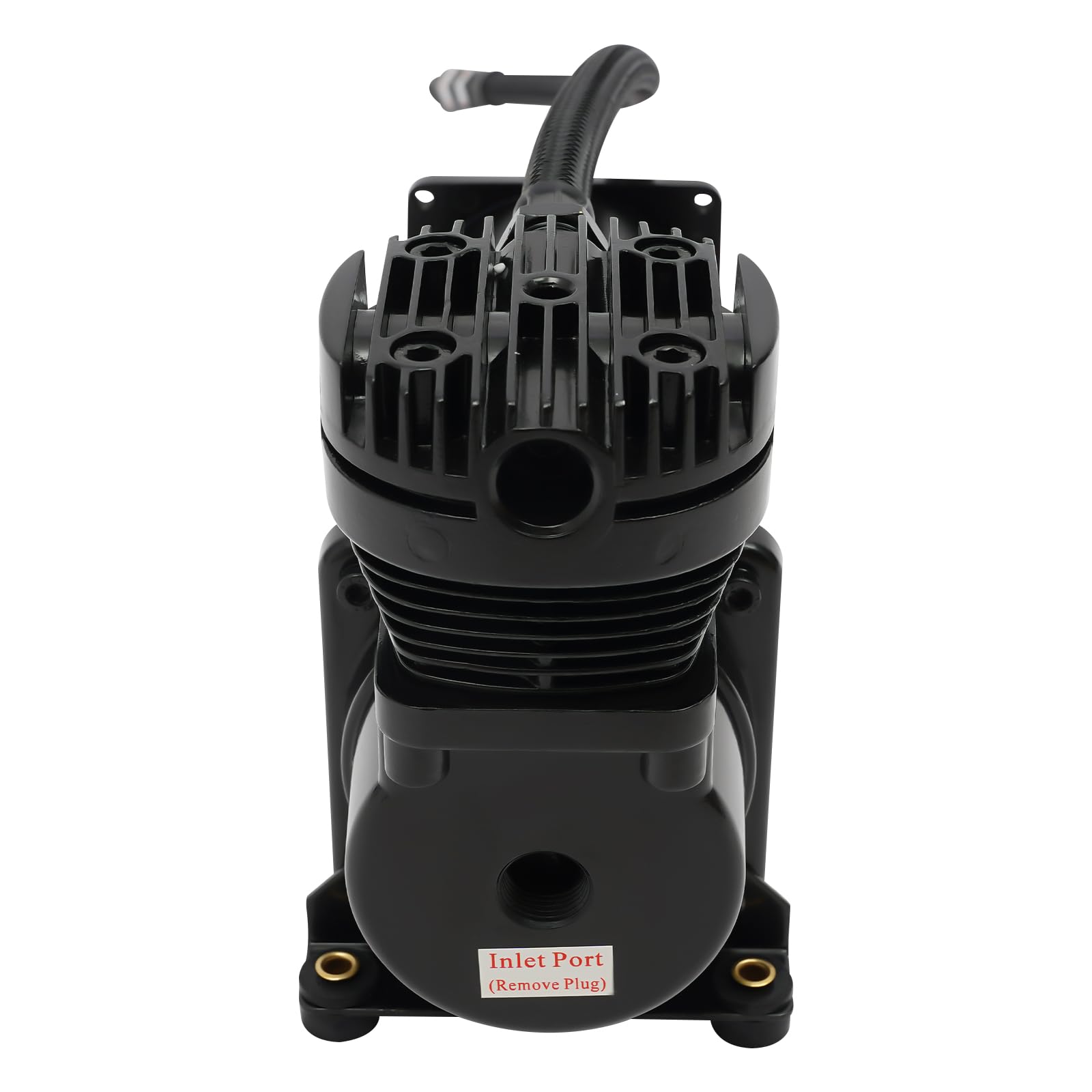 HANGKAI Sprężarka samochodowa 12 V 200 PSI sprężarka powietrza 1,75 CFM zawór zwrotny ochrona cieplna do pompowania opon samochodowych 1,8 m wąż powietrza z gwintem głowicy powietrznej: 1/4NPT pompa