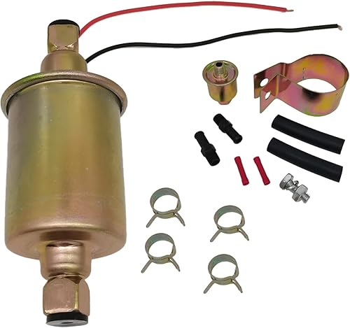 Miniatura 4 de Bomba de combustible eléctrica universal de 12 V E8012S 5.5-9 PSI para todos los automóviles, camiones, barcos y generadores de 12 voltios FD0002,