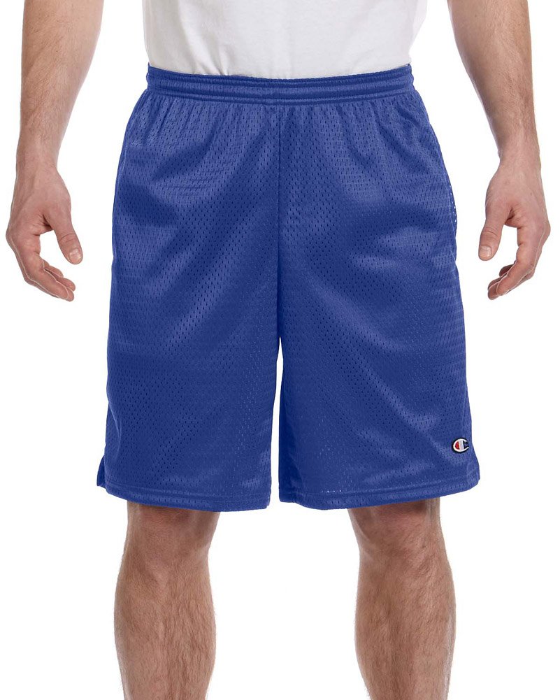 Champion 3.7 oz. Mesh Short with Pockets, 2XL, ATHLETIC ROYAL