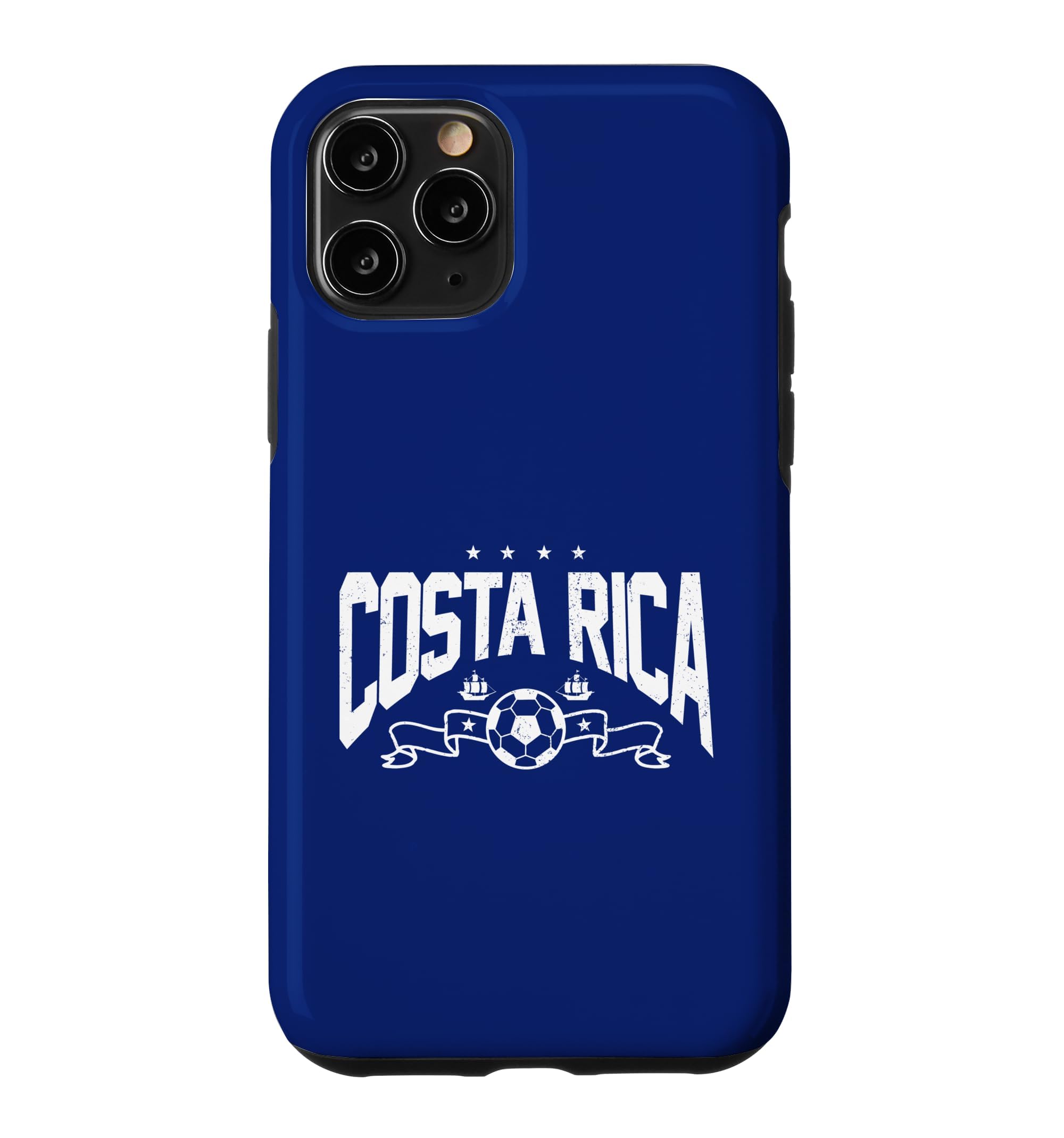 Costa Rica Text Football Banner World Cup Case for iPhone 11 Pro