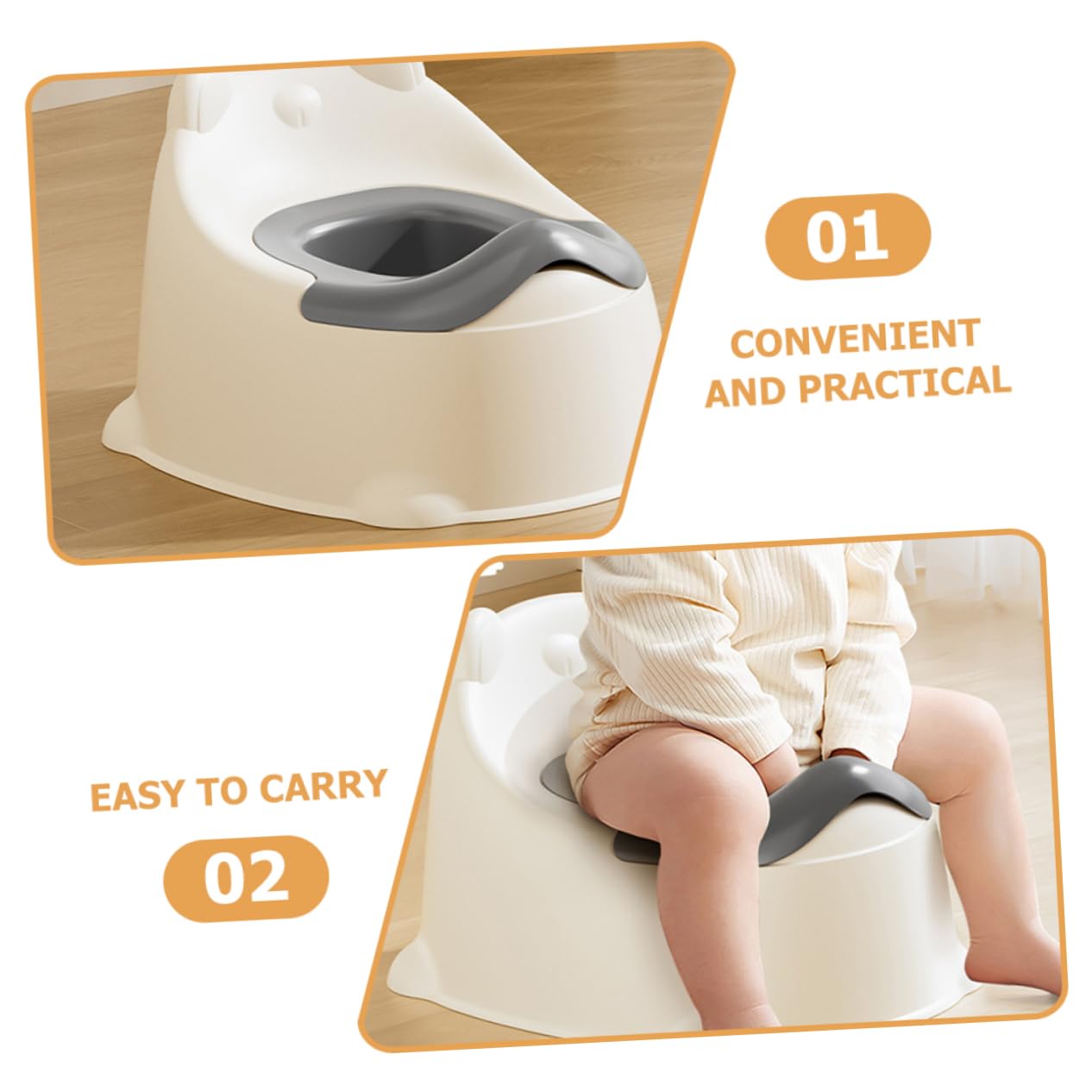 Kisangel Kleinkindtoilette Aus Robustem Material Tragbares Töpfchen Für Junge Mädchen Trainingstoilette Für Jungen Und Mädchen Reisetöpfchen Mit Sicherem Sitz Töpfchen Für