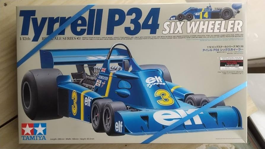 Tyrrell P34 SIX WHEELER 1/12 ビッグスケールシリーズ Amazon | タミヤ(TAMIYA) 1/12 ビッグスケールシリーズ No.36