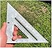 Swanson Tool T0112 Speedlite Square Layout Tool, Gray, made of High Impact Polystyrene