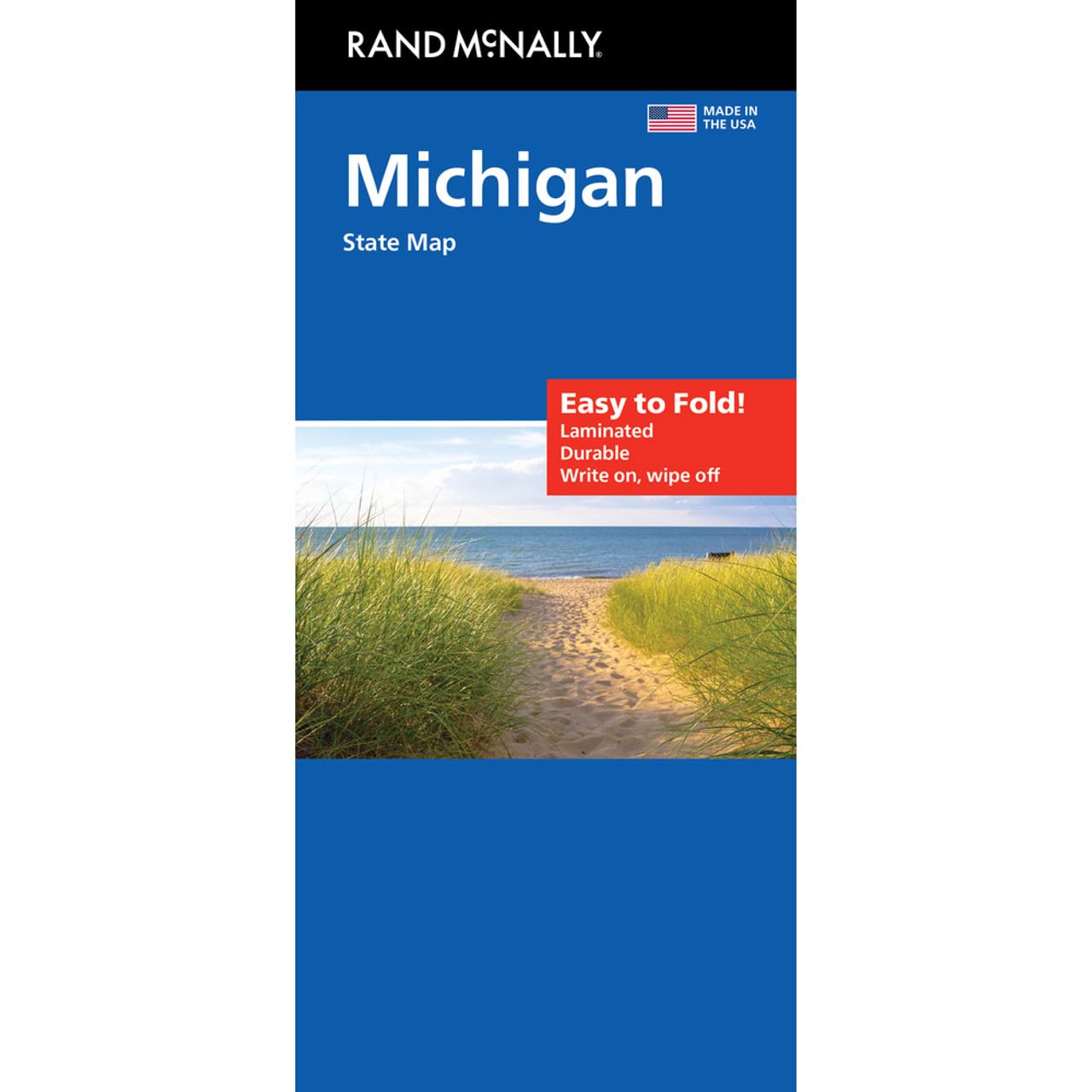 Rand McNally Easy to Fold: Michigan Laminated Map