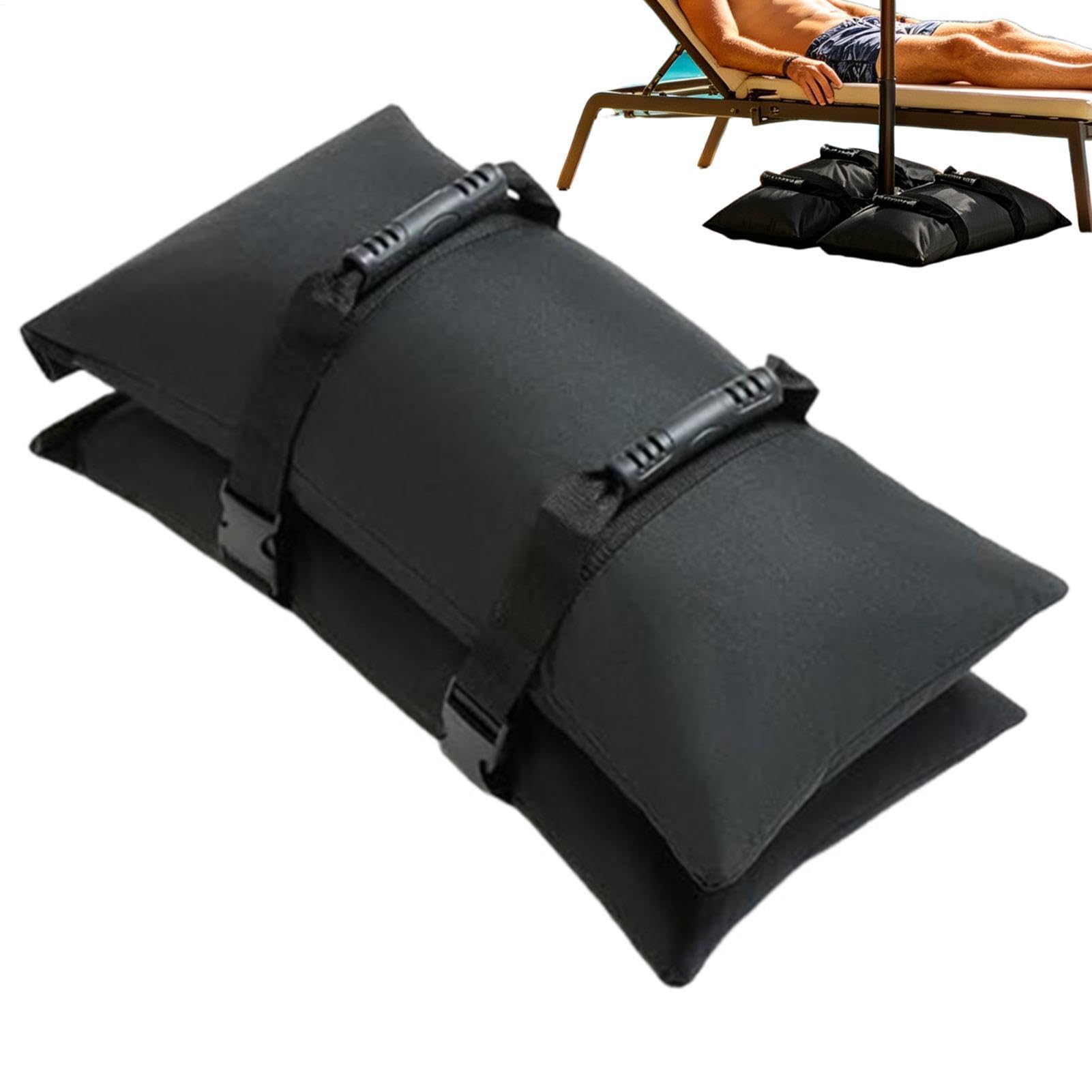Base de paraguas con bolsas de peso para trampolín piscina y exteriores