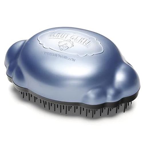 Knot Genie Teeny - Cepillo desenredante para niños  Cepillo desenredante perfecto para cabello rizado, separa suavemente los nudos, deja el cabello