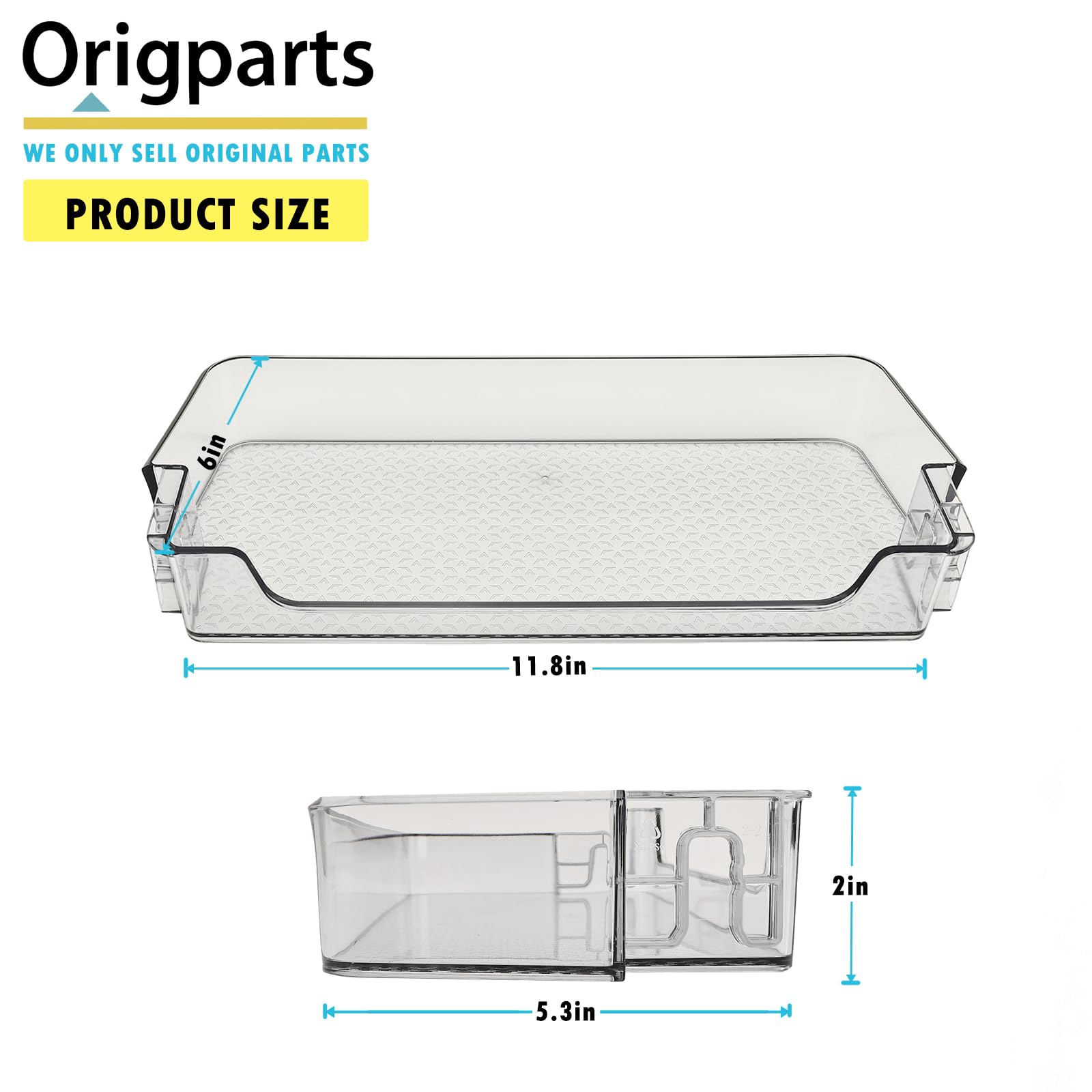 Amazon.com: ORIGPARTS K2172116 Refrigerator Door Bin Small Shelf