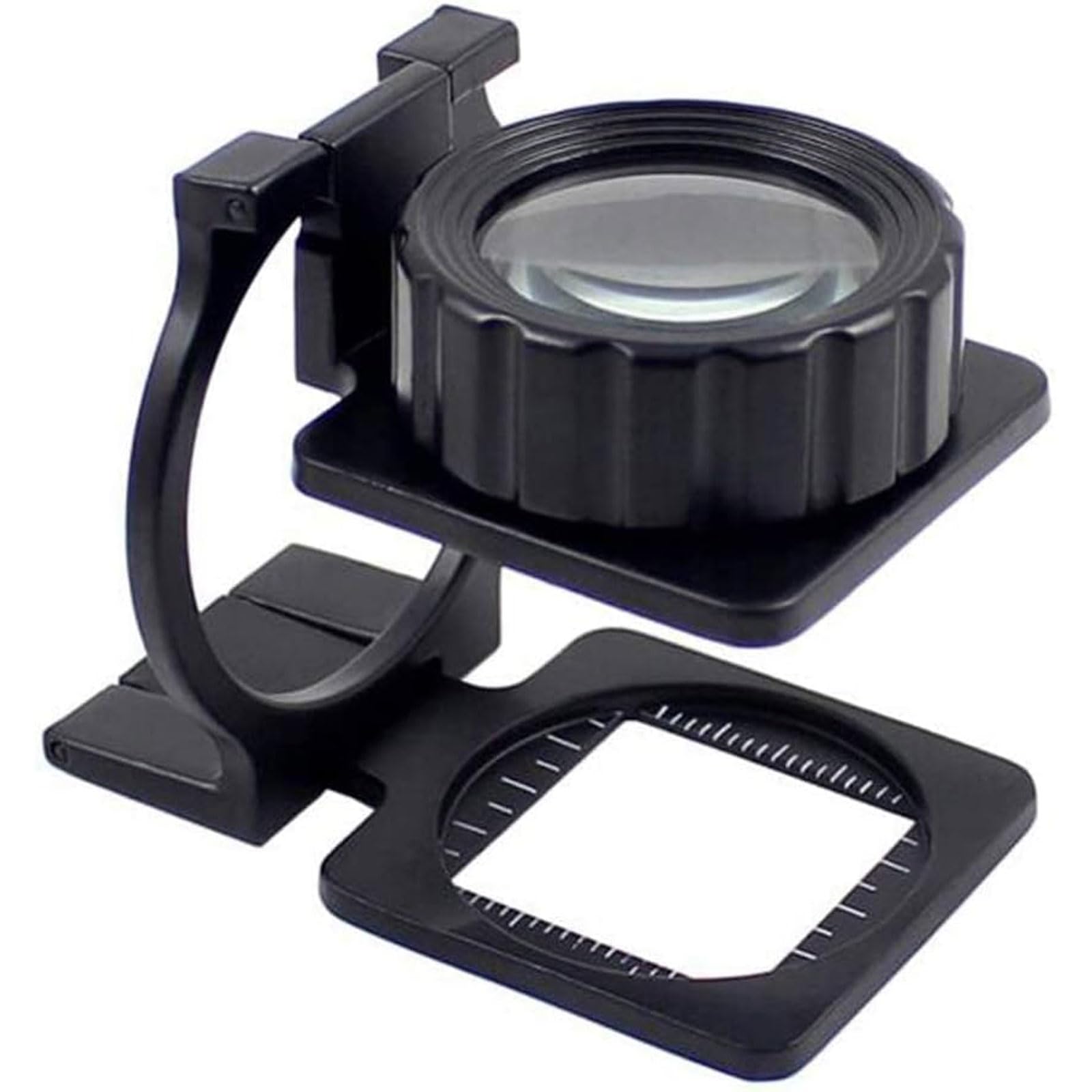 Attrezzi Orologiaio Lente D'Ingrandimento 40X Exporee In Acciaio Inox - Per Gioielli, Monete, Francobolli Portatile Tascabile - Foto 2