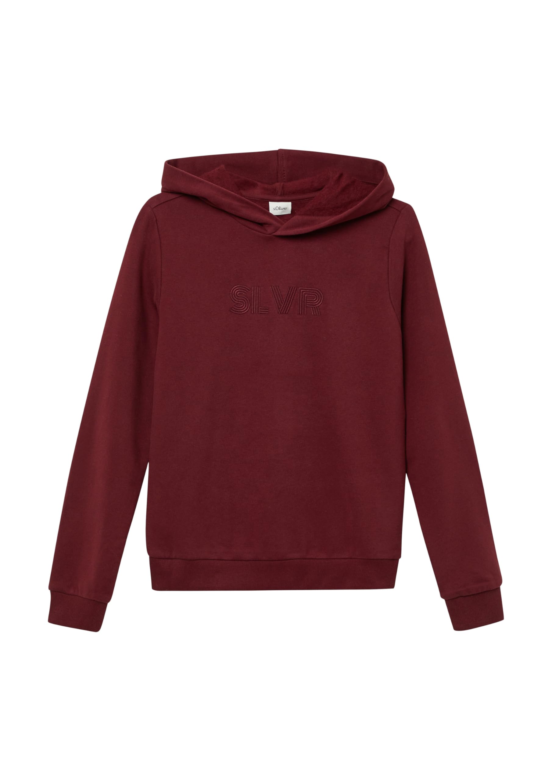 s.Oliver Kapuzen-Sweatshirt mit Stickerei und kuscheliger Innenseite