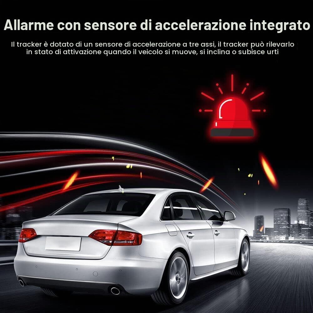 Riloer GPS/GSM Inseguitore di veicoli GPS303F TK303F Allarme di movimento per porta, senza scatola al dettaglio