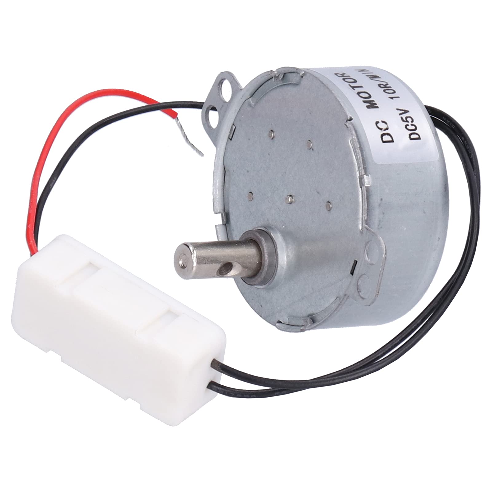 Cocoarm 50TYC DC Motor Brushless Mikro Getriebemotor Synchronmotor 5V 10RPM Niedriger Stromverbrauch Hohes Drehmoment mit CW/CCW Steuerung für Haushaltsgeräte Elektrische Ventilatoren