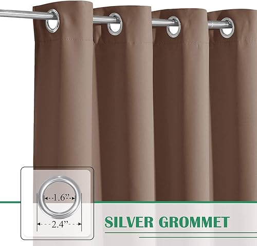 Miniatura 10 de StangH - Cortina opaca para exteriores para patio, impermeable, resistente al viento, panel opaco para porche, ancho 52100, 1 panel.