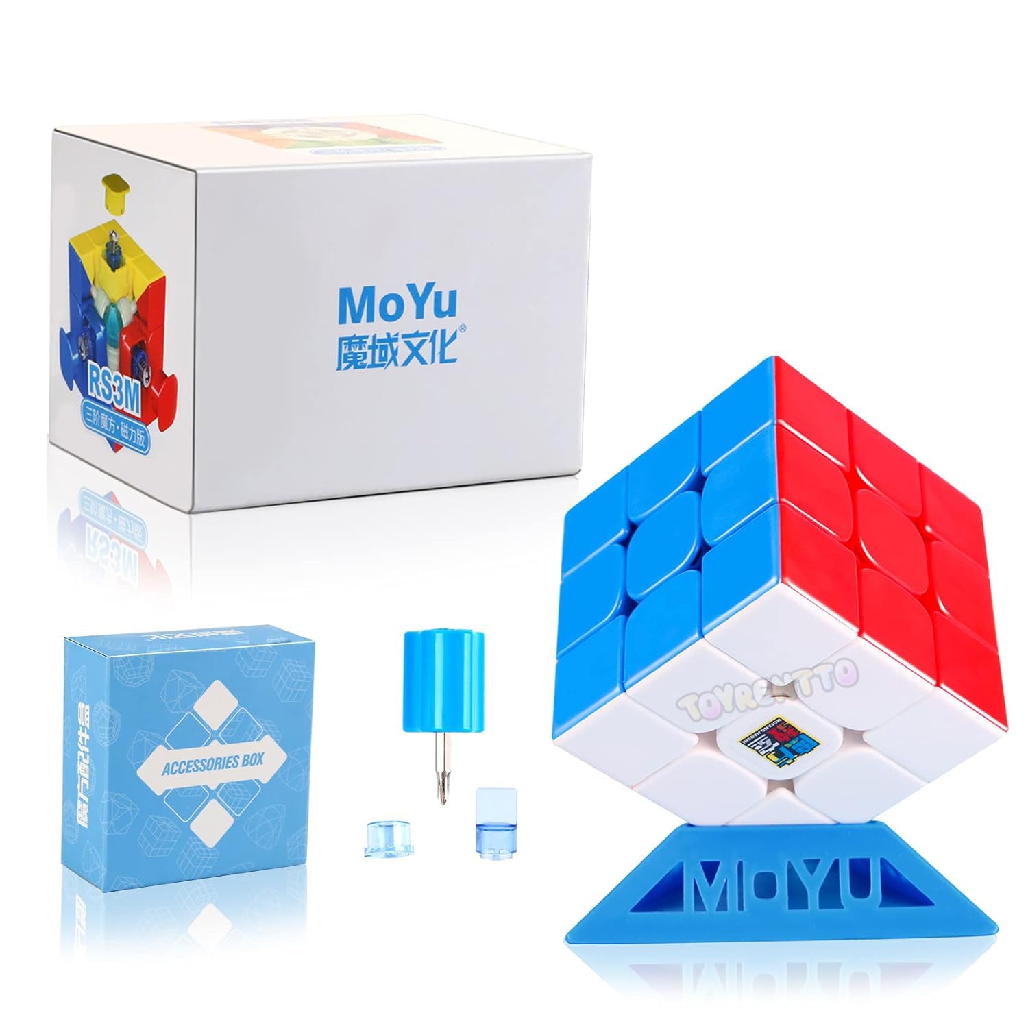 MoYu RS3M 2020 Magnetic Speed Cube 3x3 Stickerless | Smooth & Fast Turning | Professional Puzzle Cube for Kids & Adults-image-40