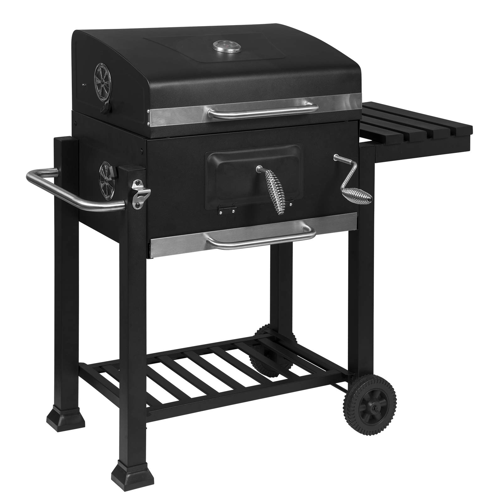 Griglia A Carbone Portatile Pieghevole | 34x23cm | Verde | Per Campeggio, Picnic E Spiaggia - Foto 4