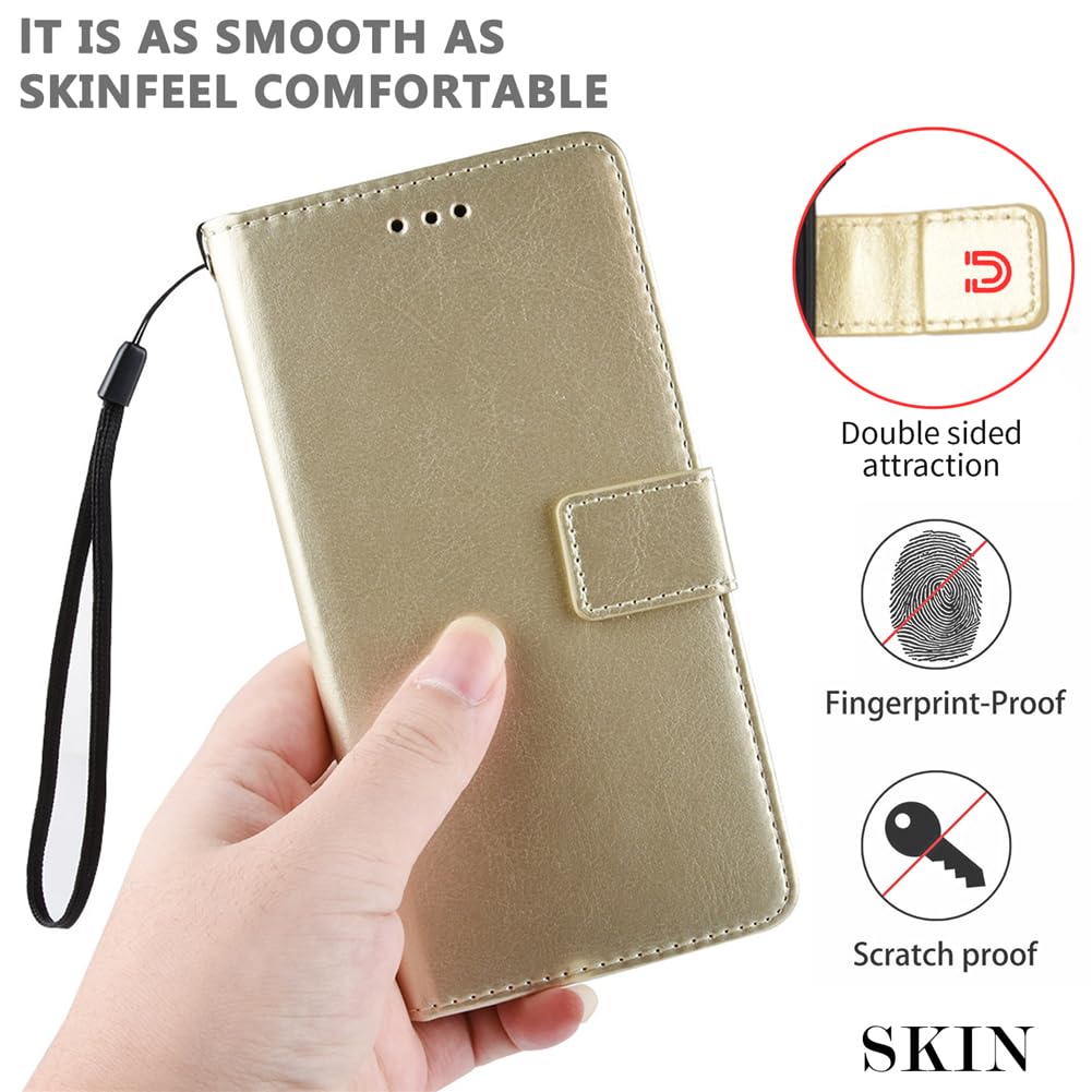 Lederen telefoonhoesje compatibel met TCL 40 XE 5G/NxtPaper, portemonnee magnetische hoes met creditcardsleuven en flipstandaard, bruin Lederen telefoonhoesje compatibel met TCL 40 XE 5G/NxtPaper, portemonnee magnetische hoes met creditcardsleuven en flipstandaard, bruin