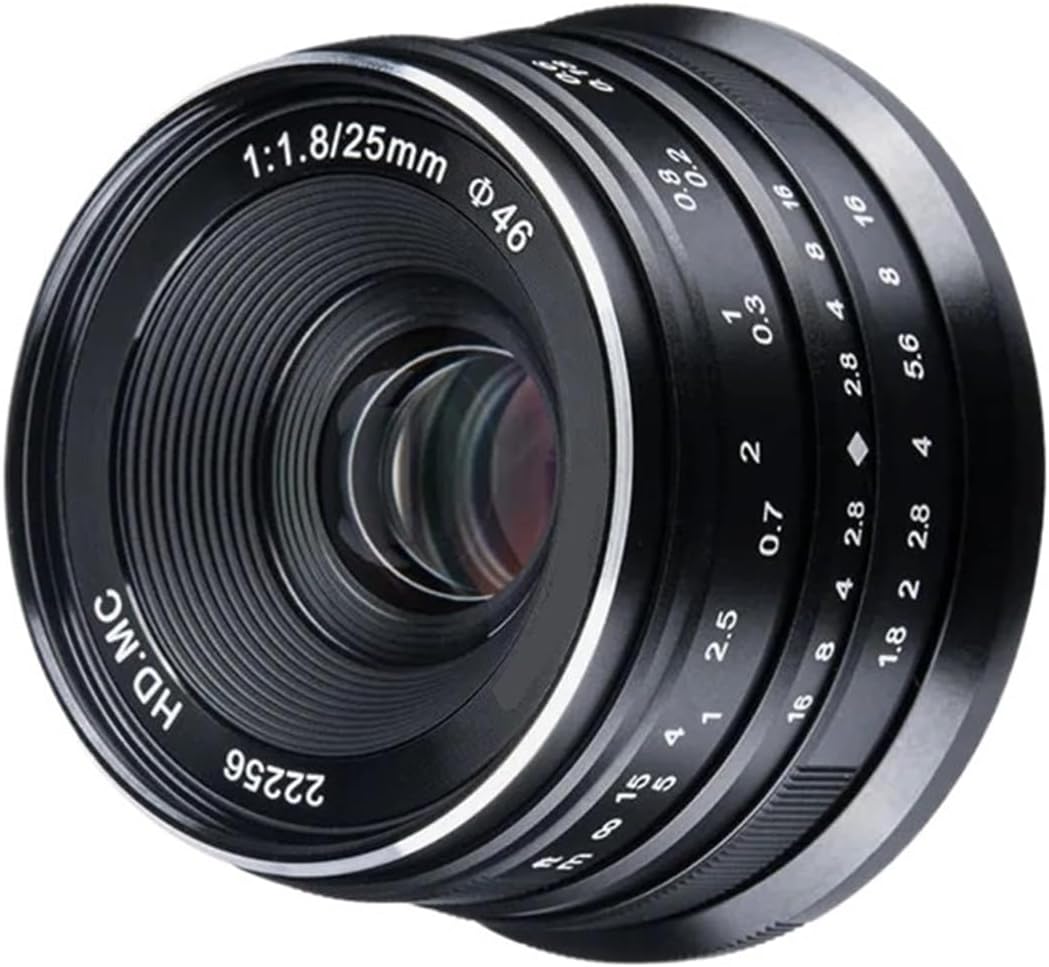 撮像レンズ、 25mm F1.8 ミラーレスカメラ用広角レンズ、ソニーE