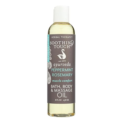 Soothing Touch Aceite de menta, baño de romero, cuerpo y masaje, 8 onzas disponible en Yaxa Colombia